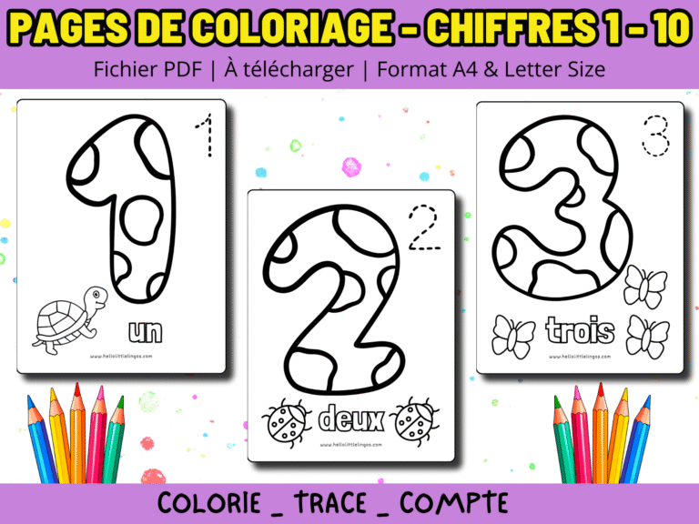 number coloring pages in french free pdf printable