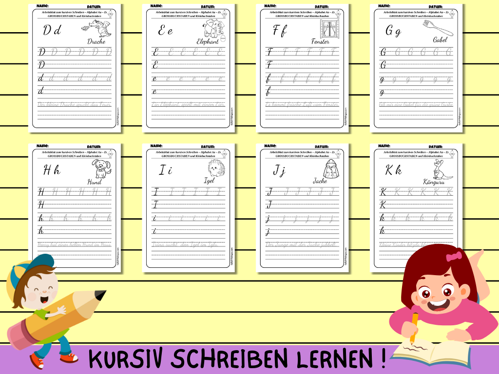 free printable german alphabet handwriting