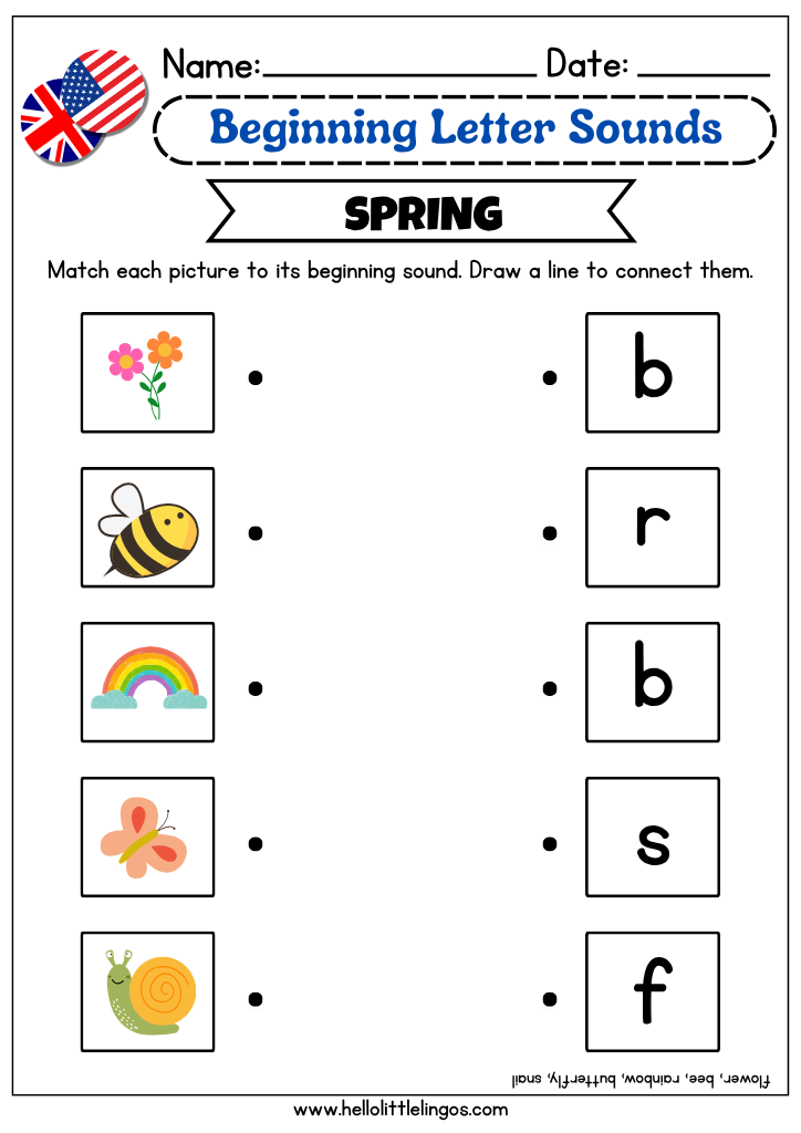 Phonics printables for homeschooling kindergarten kids