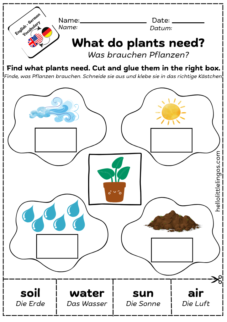 free science resources for kids - plants