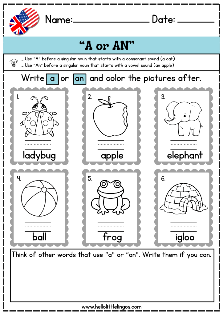 grammar classroom activities for preschool, free pdf download